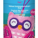 Set zum Nähen eines Schlüsselanhängers – Eule