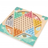 Holz-Doppelspiel – HALAMA und Schlangen und Leitern