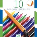 Doppelseitige Filzstifte DJECO - Klassik