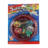 Abschuss-Kreisel mit Arena und 4 Kreiseln