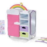 Regenbogen-Kleiderschrank für BABY born Puppen
