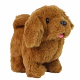 Interaktiver brauner Lauf-Hund – bellt und wedelt mit dem Schwanz