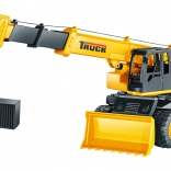 Schwungrad-Kran mit Effekten und Container 31 cm