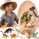 Woopie Dinosaurier-Ausgrabungs-Ei – Archäologie-Set mit 12 Dinosauriern