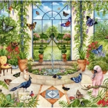 Falcon Puzzle Schmetterlings-Gewächshaus 1000 Teile