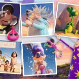 Puzzle 200 Teile - Abenteuer des Drachen Diplodok