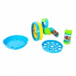 Große Seifenblasenpistole mit Seifenblasenlösung