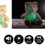 Träumer Regenbogen Plüschbär mit Musik und Licht 40 cm