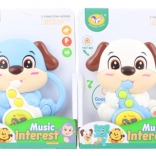 Hündchen mit Saxophon