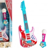 Rosa Gitarren- und Mikrofonset für Kinder