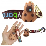 Schlüsselanhänger Capybara mit Karabiner und Ring