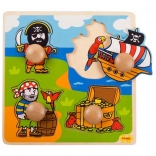 Einlegepuzzle Piraten von Bigjigs Toys