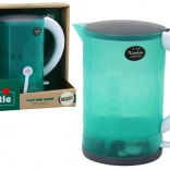 Elektrischer Kinder-Wasserkocher mit Batteriebetrieb, Licht und Geräuschen – grün