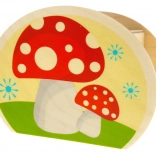 Hess Holzsparschwein in Form eines Fliegenpilzes