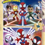 Educa Holzpuzzle Spidey und seine erstaunlichen Freunde 2x16 Teile
