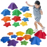 Sensorischer Pfad Bunte Steine 3 Größen