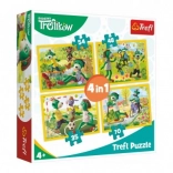 Puzzle 4-in-1 Treflik-Familie