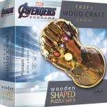 Holz-Doppelseitiges Puzzle TREFL Wood Craft Origin Marvel: Infinity-Handschuh – 505 Teile