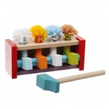 CUBIKA Klopfbank mit herausspringenden Clowns