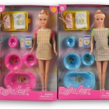 Puppenmama Lucy mit Zubehör