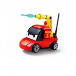 Sluban Aufziehbares Auto mit Augen Feuerwehr
