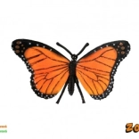 Dekorativer Monarchfalter aus Kunststoff 11 cm