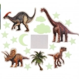 Leuchtende Dinosaurier für Wand und Decke