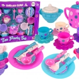 Kinder-Teeservice mit Geschirr und Besteck