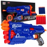 6-läufiger Kinderblaster BLAZE STORM mit 10 Schaumstoffgeschossen, manuell