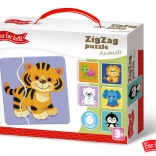 Puzzle ZigZag Tiere Far Far Land 6 Bilder