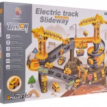 Mega-Baukasten: Baustellen-Spielbahn mit Kränen und Autos, 44 Teile