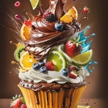 Puzzle CHERRY PAZZI Verrückter Kuchen 500 Teile