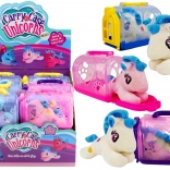 Kleines Einhorn mit Tragebox - Plüschspielzeug