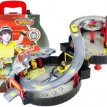 Zweiteiliges Parkhaus im Reifenkoffer