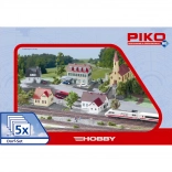 Piko Hobby Bausatz Dorf, 5 Teile