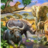 Norimpex Diamantmalerei Tierreich 30x40cm
