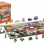 Holzpuzzle WOODEN CITY Venezianischer Karneval 2-in-1, 300 Teile