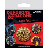 DUNGEONS & DRAGONS Abzeichen-Set