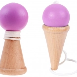 Holz-Geschicklichkeitsspiel Fang die Kugel