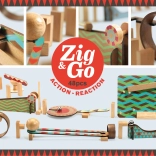 Zig Go Holzbahn 48 Teile von Djeco