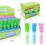 Seifenblasenstab in Froschform 14 cm