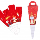 Nikolaus-Kegel rot 50 cm