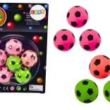 Set aus 6 Gummifußbällen