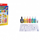 Creatoys abziehbare Fensterfarben 6×20 ml