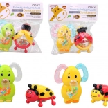 Babyrasseln, 2 Stück (12 × 9 cm)