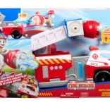 PAW Patrol Feuerwehrauto Marshall – großes interaktives Fahrzeug mit Projektilen und Mini‑Rettungsfahrzeug