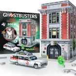 3D-Puzzle WREBBIT Ghostbusters: Feuerwache 500 Teile