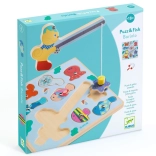 DJECO Einlegepuzzle Angeln mit Kätzchen