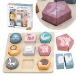 Holz-Einlegepuzzle Tiere Viga