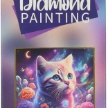 Diamant Malerei Kätzchen 14x18 cm